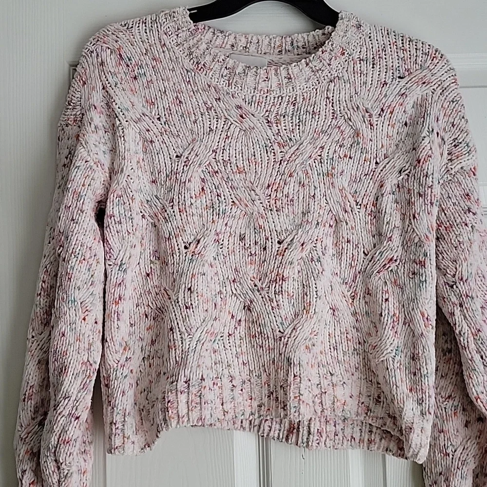 Pink Rose Women's Sweater - Picture 3 of 10